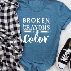 Blue Graphic Tee - Short Sleeve